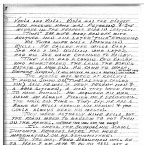 1969 journal of Fall City visit by descendant of "Time" Bailey