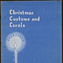 Christmas Customs and Carols, 1944, Fall City Methodist Church