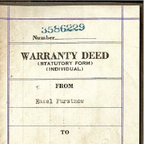 1946 Deed for sale of house in Fall City by Hazel and Herman Furstnow to Minnie Leach