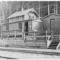 Keechelus depot, closed in 1915 and moved to the Fall City Station. ALLEN MILLER COLLECTION