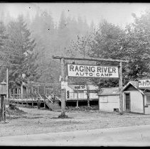 Entrance to Raging River Auto Camp, Fall City