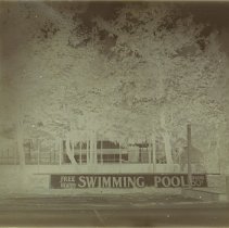 Glass plate negatives, views of Raging River Auto Camp, Fall City
