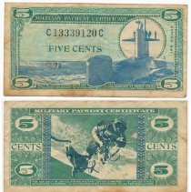 Military Payment Certificate, recent, no date