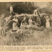 Newspaper articles from scrapbook