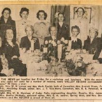 Newspaper articles from scrapbook