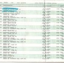 Fall City Voter Registration List for 1989