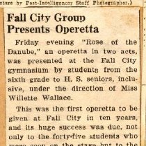 VR Clippings, Fall City residents