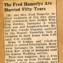 VR Clippings, Fall City residents