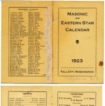 Programs, Eastern Star and Royal Arch Masons, Fall City