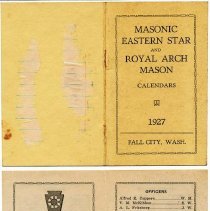 Programs, Eastern Star and Royal Arch Masons, Fall City