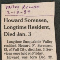 Fall City Obituaries