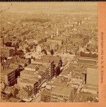 Stereoscope cards, scenes of U.S. cities
