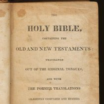 1818 Bible, Huffman or Hearndon family   Jack Kelley, Fall City