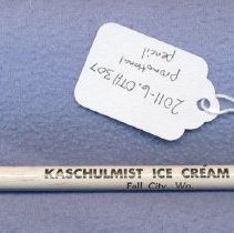 Pencil, promotional, Kaschulmist Ice Cream Haus, Fall City