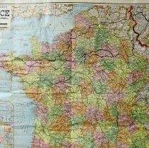 WWI map, Perry Burns, Fall City WA