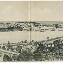 WWI view of Coblenz, Perry Burns, Fall City