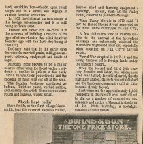 Oscar Roloff article about early Fall City, 1972