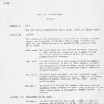 1974 Fall City Library documents