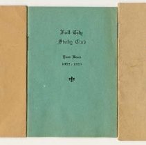 Fall City Study Club programs 1950-1955, and Pomona Grange 1968 roster