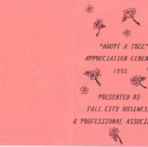 Programs for various Fall City events