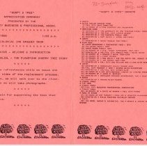 Programs for various Fall City events