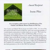 Programs for various Fall City events