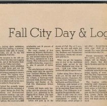 Valley Record Newspaper articles 1961-1969, Derbt Days and Logging show