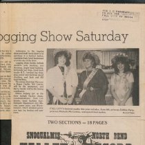 Valley Record Newspaper articles 1961-1969, Derbt Days and Logging show