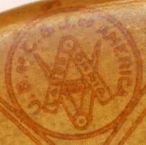 1938 Brotherhood of Cabinet Makers and Joiners pin, Fall City