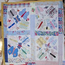 Quilt by Julia Harshman, Fall City c1930