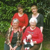 Morgan family, five generations Fall City 2013