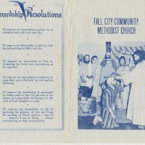 Worship service programs, Fall City Community Methodist Church 1962-63