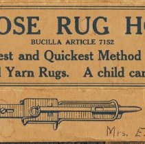 Bluenose Rug Hooker, Ekdahl, Fall City