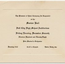 Senior Ball 1928, Jr-Sr Banquet 1930 Fall City