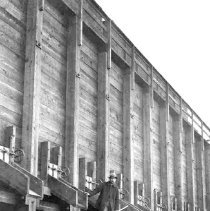 Northern Pacific Railroad rock bunker c1911