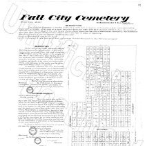 Fall City Cemetery Plats c1902