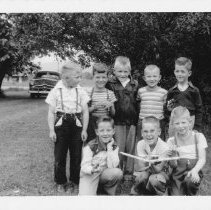 William Huhn with friends from class c1951