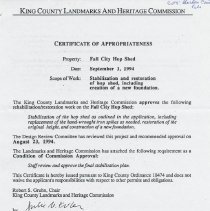 Hop Shed Foundation, Fall City 1990s