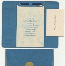 Fall City Class of 1925, Graduation invitation