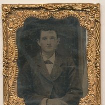 Robert Burns, tintype, c1890 Clara Burns, Fall City