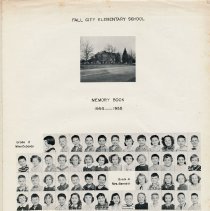Fall City Elementary 1954-1955 Memory Book
