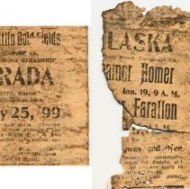 1899 Sailings to Alaska gold fields