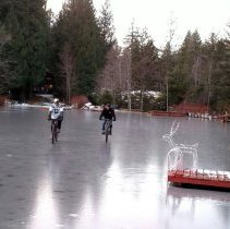 Biking on Lake Alice 2016