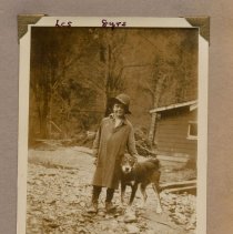 Les Morton, 8 yrs old, after Raging River Flood