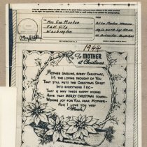 "To Mother at Christmas" 1944