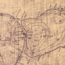 SR003c - The 1908 survey map, cropped to the Swing Rock area