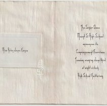 Announcement, Graduation