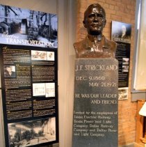 John F. Strickland Bust & Pedestal