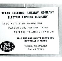 TER Traffic Department Sign