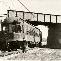 Texas Traction Interurban Motor 8 Southbound Near Vickery